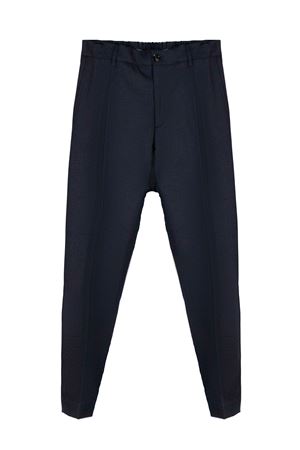 Blue virgin wool blend Riccardo trousers BE ABLE | RICCARDOCCMLRNAVY
